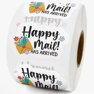 Spring Happy Mail Has Arrived Sticker Set of 50 - Floral Envelope Design